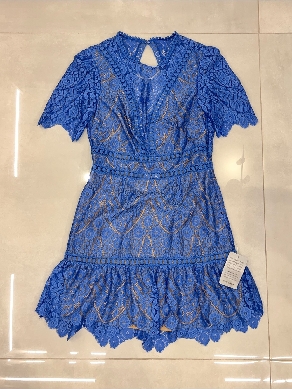 Saylor NWT Darian Dress in Blue - Picture 4 of 7